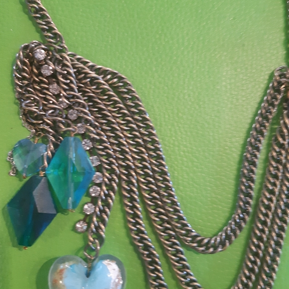 Silver Tone Chain Necklace - Picture 3 of 4